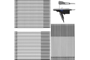 ZLHETWT 60Pcs Pin End Scroll Saw Blade Set Compatible with MS20 Assortment 15TPI 18TPI 24TPI Wood Cutting Scroll Saw Blade Re