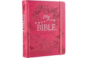 KJV Holy Bible, My Creative Bible, Faux Leather Hardcover - Ribbon Marker, King James Version, Bright Pink w/Elastic Closure (KJV Creative Editions)