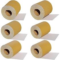 30-Yard Longboard Sandpaper Roll Kit – 60 To 400 Grit, Self-Adhesive PSA Sticky Back For Auto, Wood, & Drywall (2-3/4" Wide)