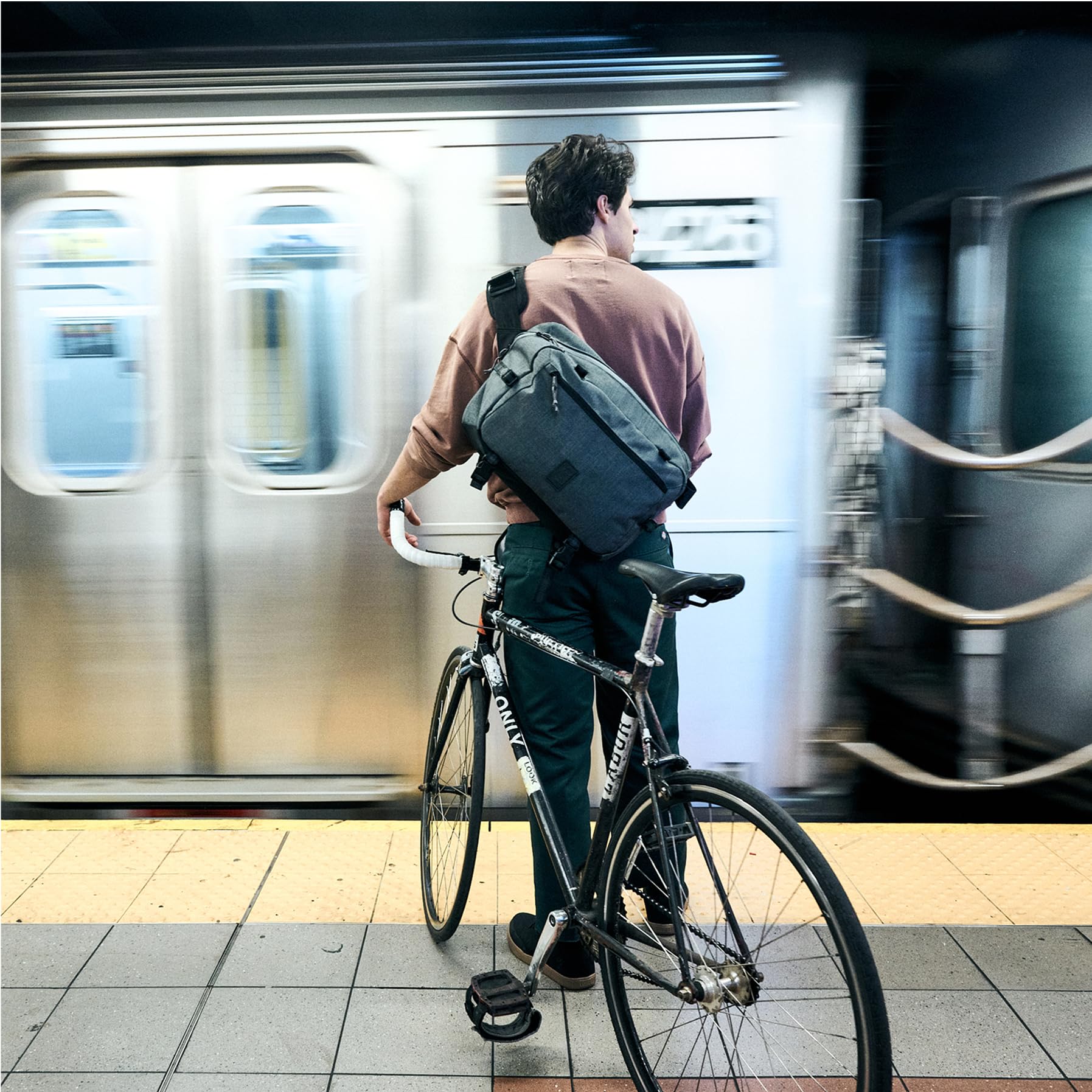 Chrome Industries Kadet Max Messenger Bag – Crossbody Sling Backpack for Men and Women w/Quick Release Buckle