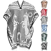 Artisans Bazaar Mexican Poncho Sarape Aztec Men Hombre Mexico Gabanes Mexicanos Western Cowboy Costume Adulto Jorongos