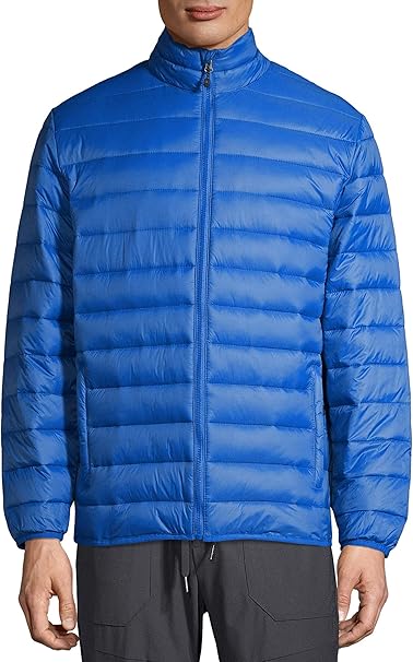 Men's Puffer Jacket (Blue, 3XL 54/56): Amazon.com.au: Fashion