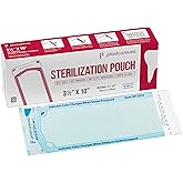 200 Self Sterilization Pouches for Cleaning Tools, Autoclave Sterilizer Bags for Dental Offices, Pouch for Dentist Tools Meas