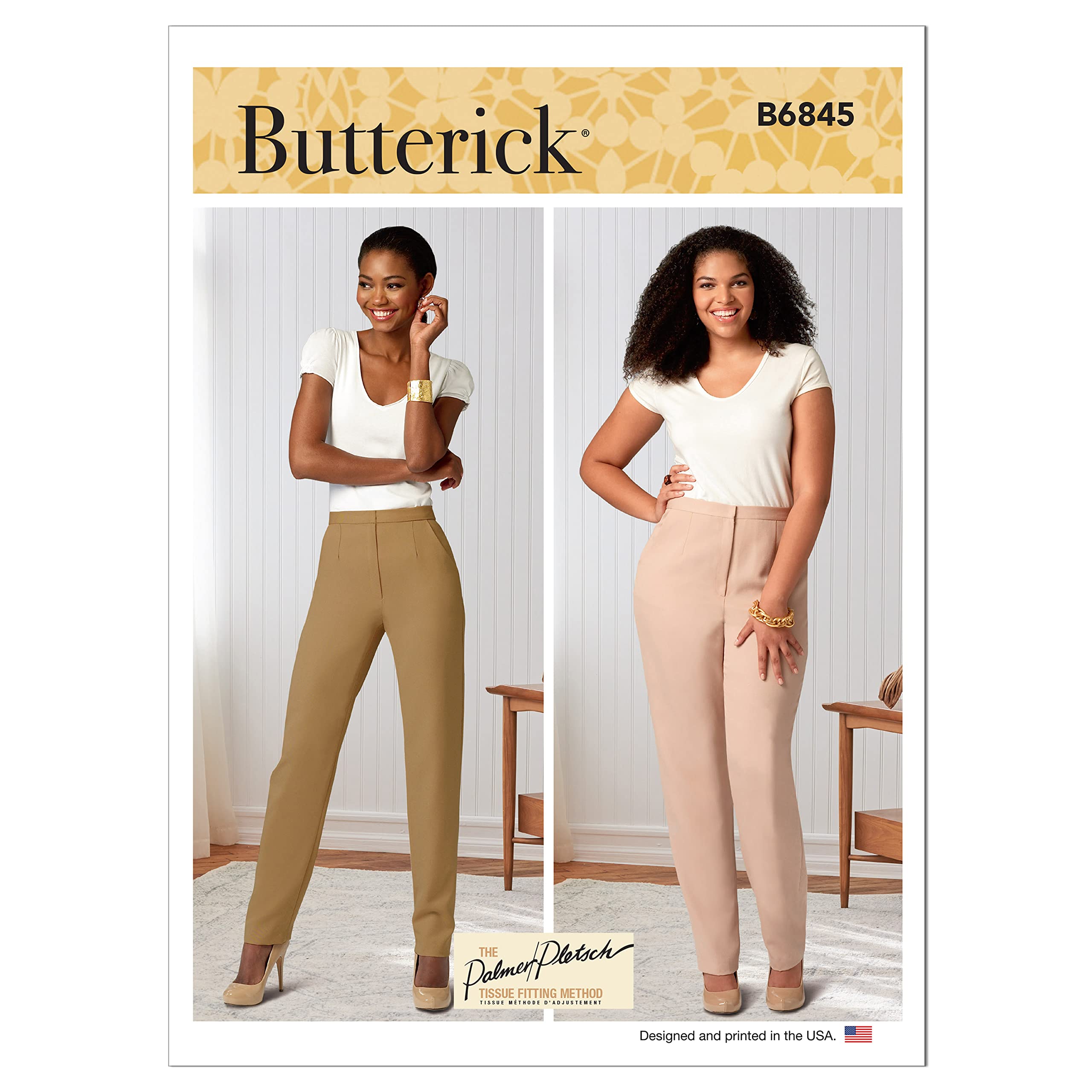 Butterick B6845A Misses/Plus Size Skirt/Pants A (8-10-12-14-16-18W-20W-22W-24W)