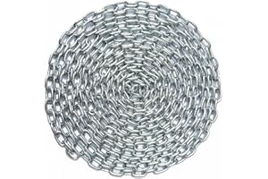 NULTRUMA 26 Feet x 3/16 Inch Heavy Duty Metal Chain, Cast Steel Metal Chain for Garage Door Hanging, Towing, Swing, Clothesli