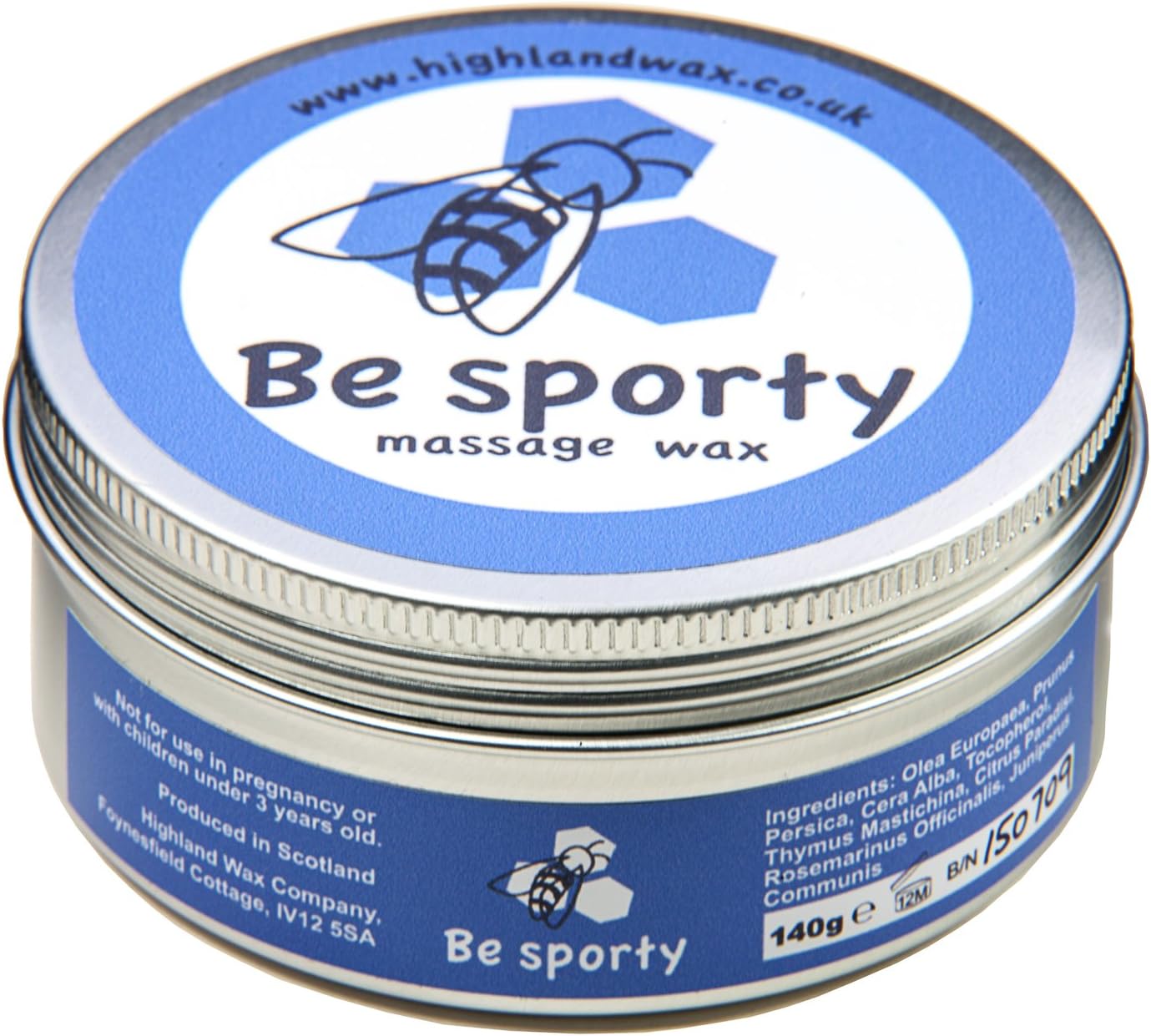 Be Sporty Massage Wax (140g) Amazon.co.uk Health & Personal Care