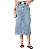 Amazon Essentials Women's Regular-Fit High-Rise Long Jean Skirt