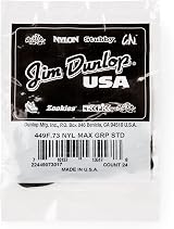 Dunlop Nylon Max Grip 0.73mm Picks Pack of 24 - Jim Dunlop view 5