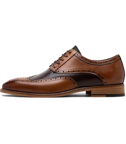 Amazon.com | Johnston & Murphy Mens Gibbons Wingtip Black  display picture 3
