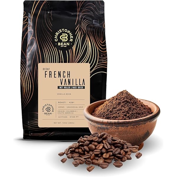 Christopher Bean Bananas Foster Flavored Coffee - Kosher Ground Medium Roast Arabica