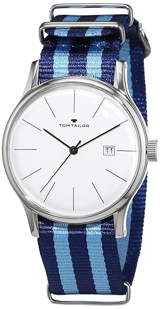 TOM TAILOR Watches Herren-Armbanduhr Analog Quarz Nylon 5415102