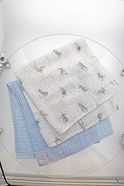 peter rabbit muslin squares