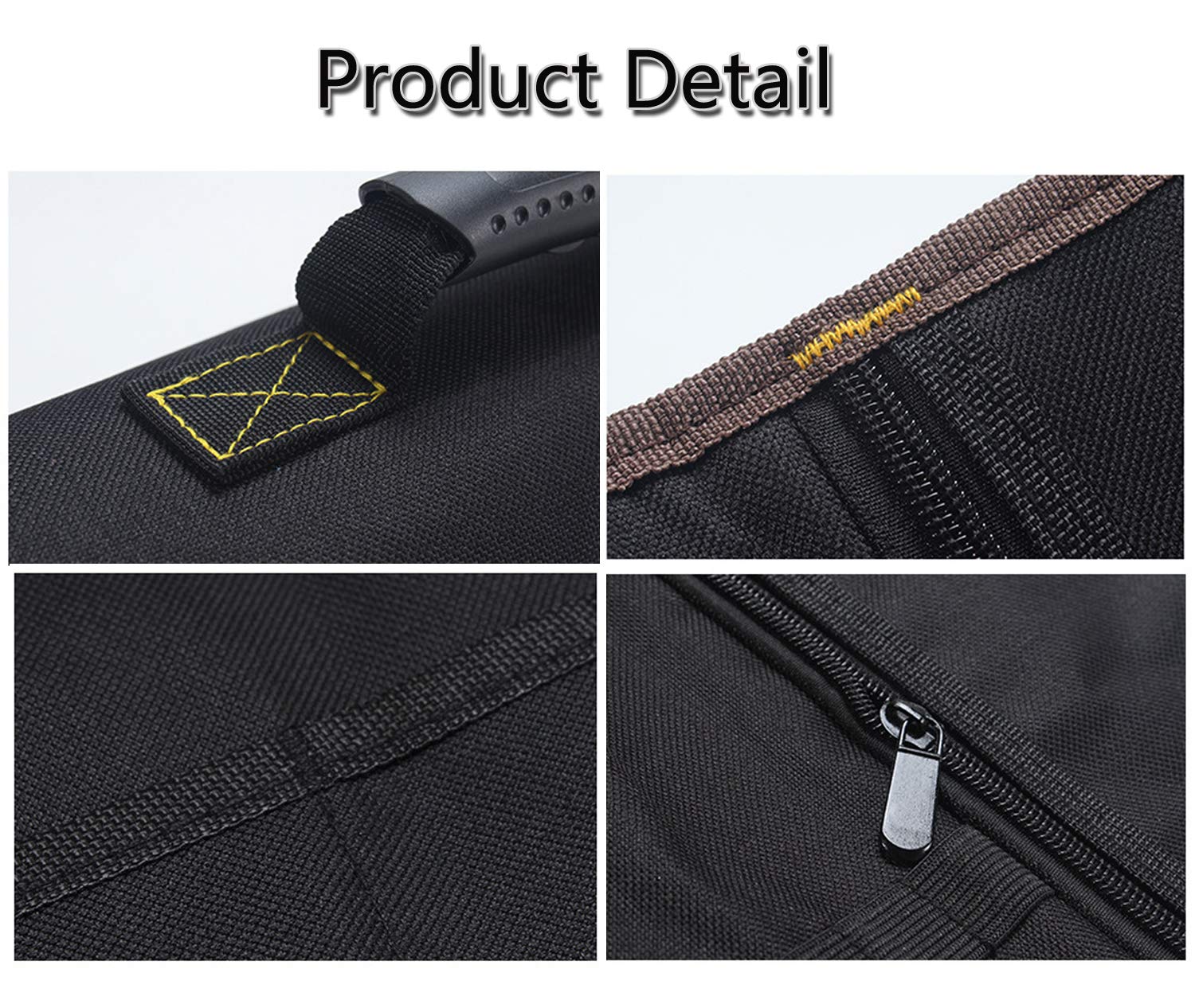 SANSUM Wrench Roll Up Tool Rool Pouch Bag Organizer Easy Storage 23 pockets Portable for Electrician, HVAC, Plumber, Carpenter or Mechanic