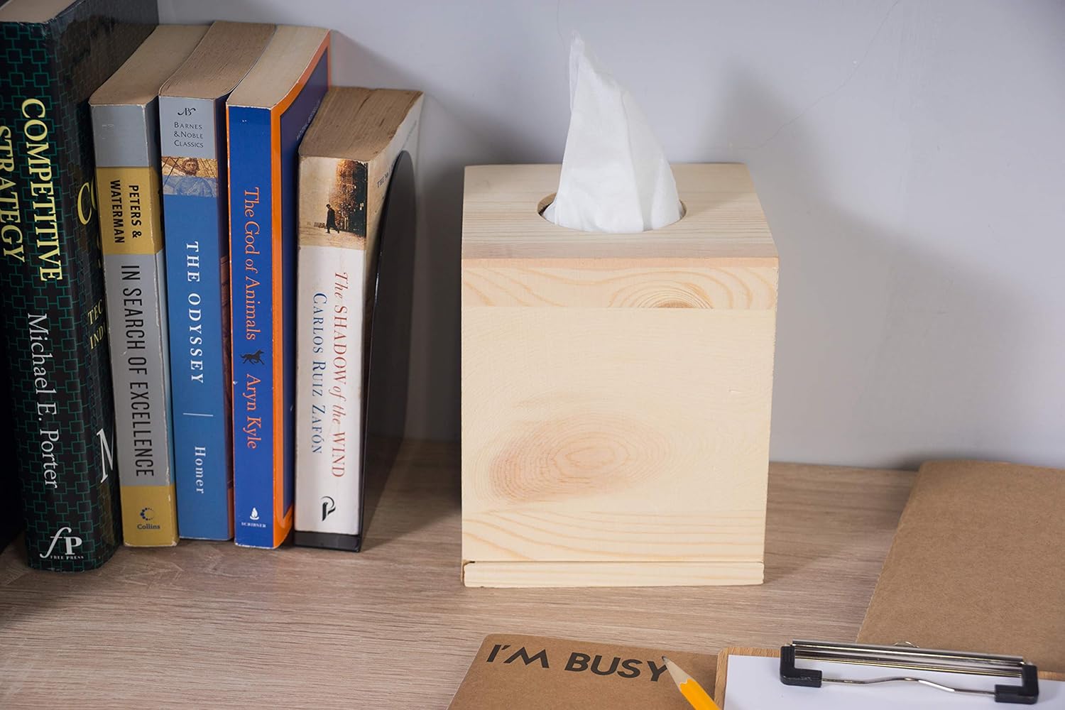 Juvale Wood Tissue Box Cover (5 x 5 x 5.8 in): Home & Kitchen
