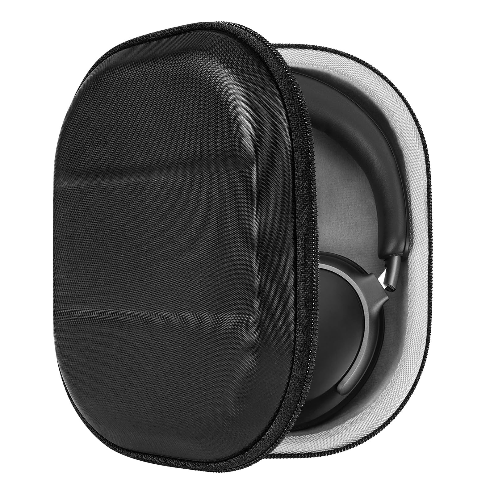 Geekria Shield Headphones Case Compatible with Bose QC Ultra II, QC Ultra/45/35/35 II, QCSE, Replacement Hard Shell Travel Carrying Bag with Cable Storage (Black)