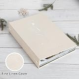 Lanpn Photo Album A5 50 Photos Linen Cover Beige 15x21cm Portrait view 3