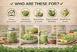 Natures Root Organic Broccoli Sprouting Seeds 250g Non GMO Microgreen view 9