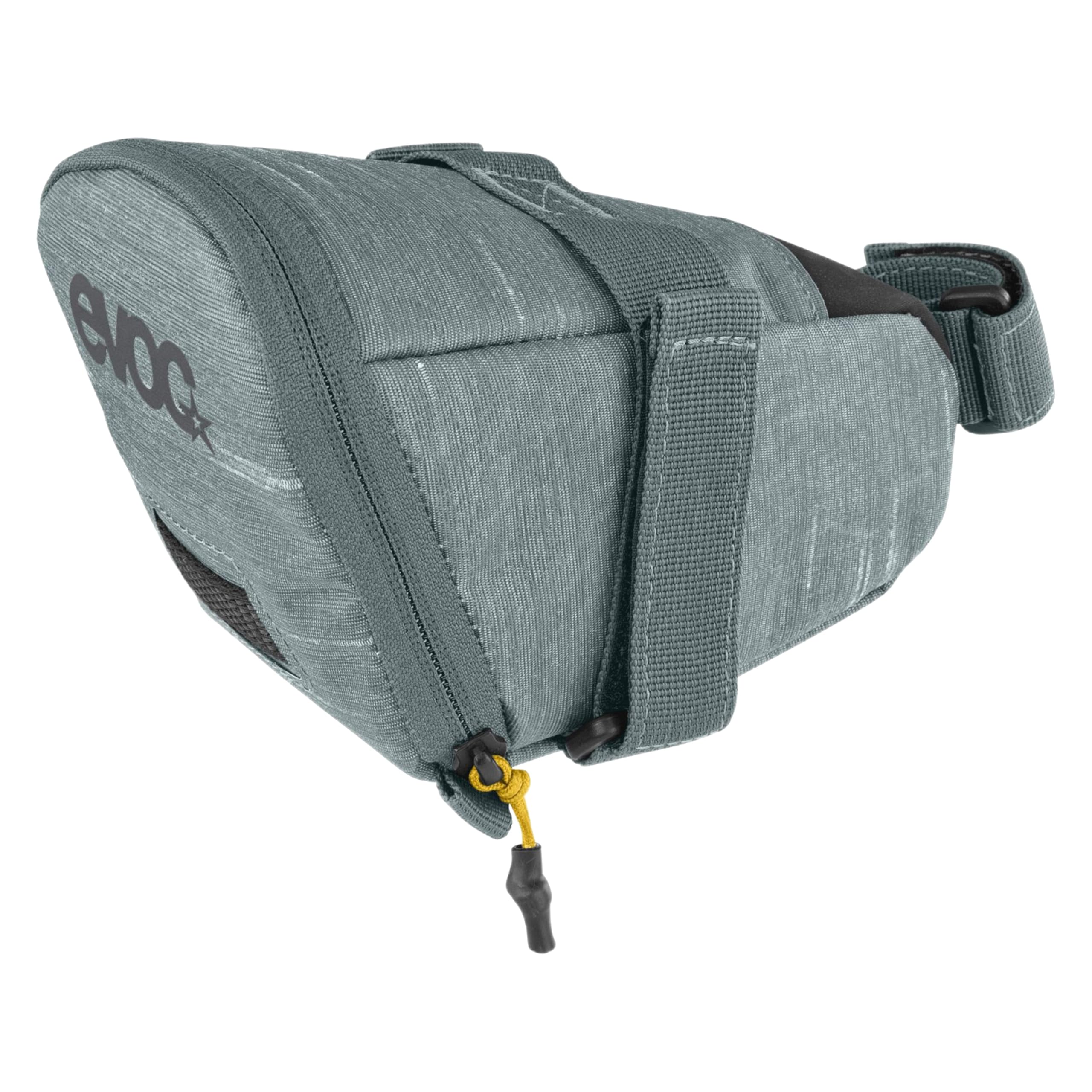 EVOC SEAT Bag Tour, Small Saddle Bag (high-Quality Saddle Bag, Lightweight Bike Accessory, Abrasion-Resistant Pannier, Size: L, Dimensions: 11.5 x 17 x 11 cm, Volume: 1 l), Steel