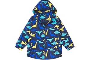 EIGIOO Toddler Waterproof Rain Jacket Lightweight Soft Lining Kids Windbreaker Boys girls Outdoor Raincoat