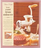 KitchenCraft Cast Iron Mincer No.5 - Manual Meat Grinder with Crank view 5