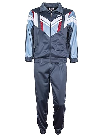 Paris Herren Jogginganzug, Trainingsanzug, Sportanzug, Freizeitanzug, Hausanzug - Poly Tricot - 6 Farben
