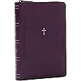 NKJV Compact Paragraph-Style Bible w/ 43,000 Cross References, Purple Leathersoft with zipper, Red Letter, Comfort Print: Holy Bible, New King James Version: Holy Bible, New King James Version