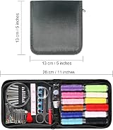 CASPLUS Sewing Kit Small 82-Piece with Zipper Case Travel Home Emergency view 6