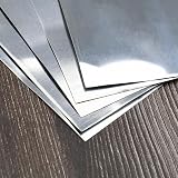 YINETTECH 5pcs 99.9% Pure Zinc Zn Sheet Plate Foil 140x140x0.2mm Science Lab view 6