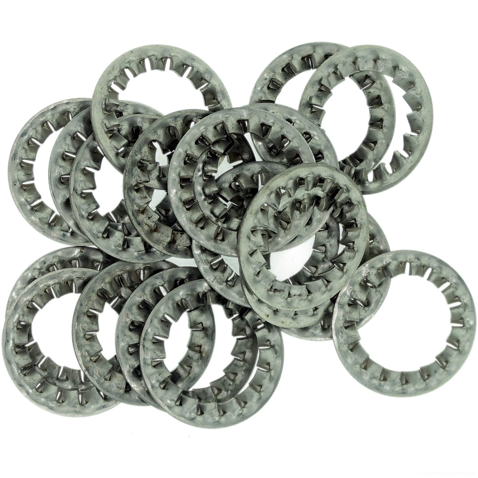 M4 (4mm) Shakeproof Washer (Internal Serrated) - Stainless Steel (A2) (Pack of 20)
