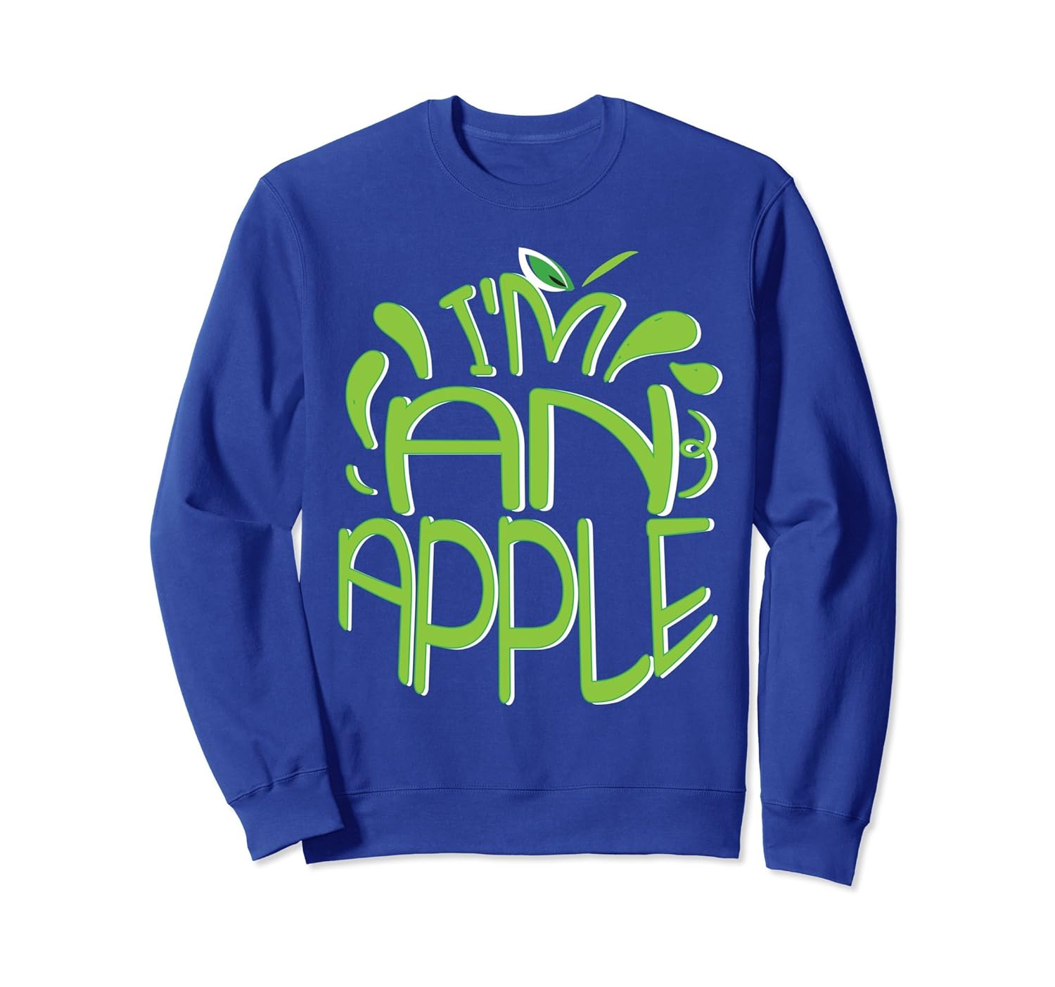 Halloween Costume Funny Apple Sweatshirt Men Women Gift-Rose