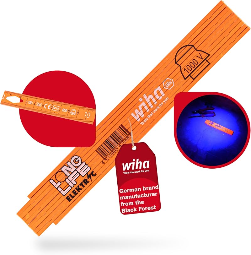 Wiha Longlife Electricians Folding Rule 2 m