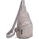 Mroede Sling Bag Crossbody Bags for Women Small Cross Body Bag Fanny Packs Chest Sling Purse for Daily Travel Leisure Sport