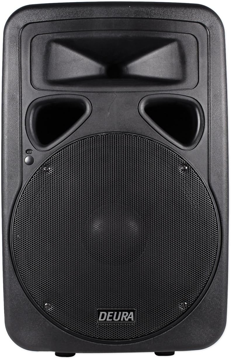 Deura SBA15 15" 1500 Watt Professional Powered DJ/PA/Live Sound Speaker with Bass and Treble