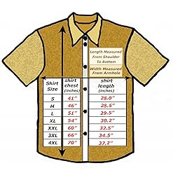 LA LEELA Men's Short Sleeve Button Down Summer