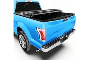 TOMOKA Soft Tri-Fold Truck Bed Tonneau Cover Compatible for 2004-2026 Ford F-150 and 2006-2014 Lincoln Mark LT Styleside/Fleetside 5.5 FT (67.1") Bed Waterproof Vinyl Easy to Install and Use
