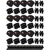 Toulite 48 Pcs Winter Hats Gloves Scarves Socks Set Fleece Lined Beanie Caps Neck Gaiter for Women Men Homeless Bulk
