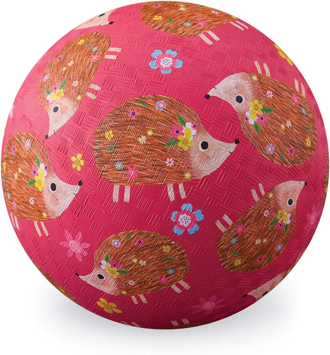 Crocodile Creek Hedgehogs, Pink, 5" Playground Ball, Playground Balls