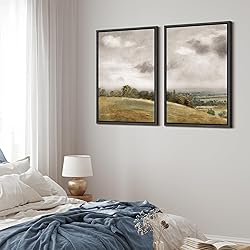 MUDECOR Framed Canvas Print Wall Art Gentle Hills