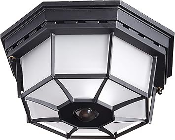 Heath Zenith Hz 4300 Bk B 360 Degree Motion Activated Octagonal