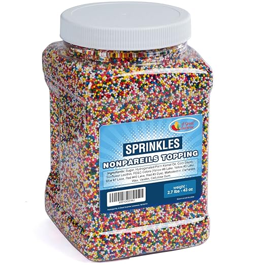 Hundreds and Thousands Sprinkles Rainbow Sprinkles Bulk Sprinkles