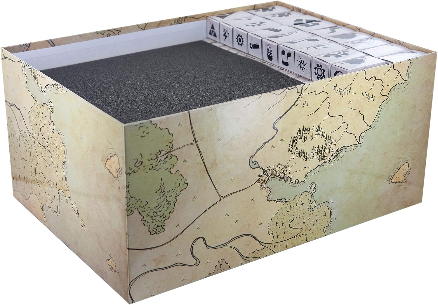 Feldherr foam set compatible with Gloomhaven - board game box, Black - Image 3