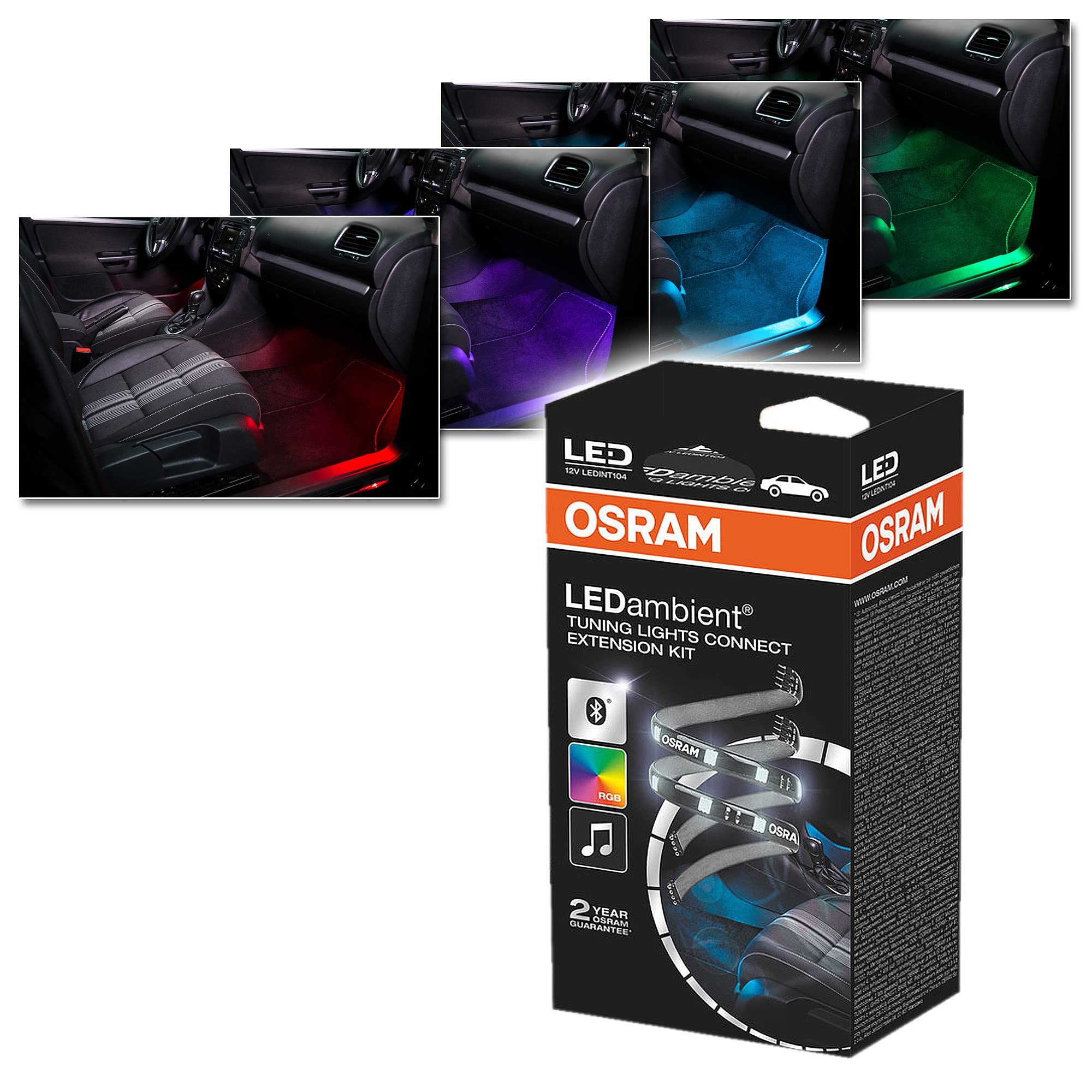 OSRAM LEDINT104 LED Ambient Tuning Lights Connect, 12V, Black