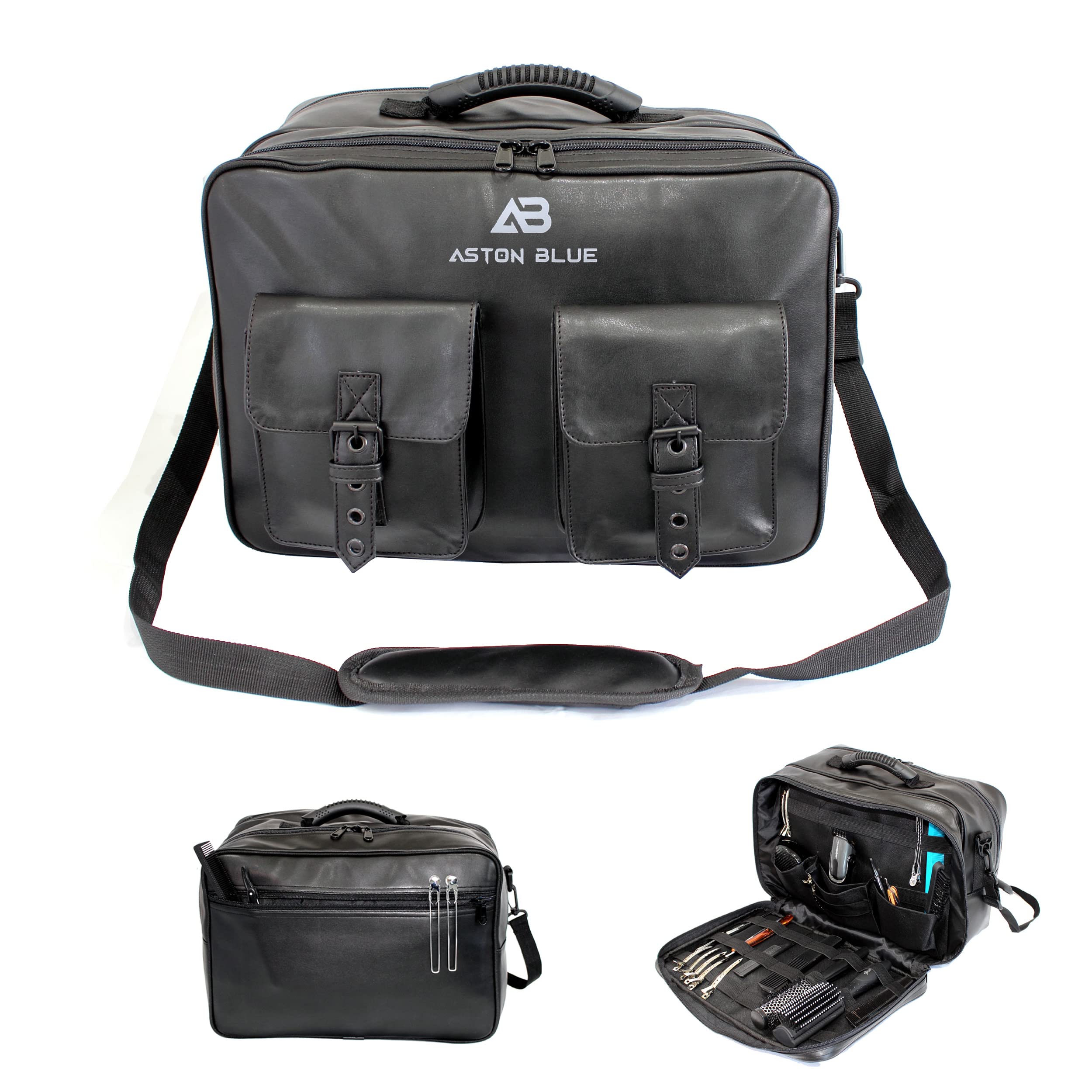 Kassaki Large Hairdressing Bag Barber Kit Bag Mobile Hairdressers Equipment Tool Bag Salon Travel Case