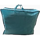 13-gallon 5-piece non-woven storage bags set for clothes, books, travel, moving - large capacity with handles for easy carrying