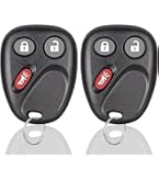 thumbnail image 2 of Key Fob Replacement For Chevy Silverado Equinox Traverse Tahoe Avalanche GMC Sierra 1500 2500 3500 HD Yukon Saturn Pontiac 2007 2008 2009 2010 2011 2012 2013 Keyless Entry Remote Control, 2-Pack 2 of 13