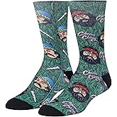 Crazy Socks, Cheech & Chong Movie Crew Socks, Novelty Silly Fun Cute