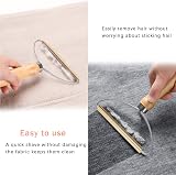 MOTONG Lint Remover Copper Blade Wooden Handle Fuzz Shaver view 5