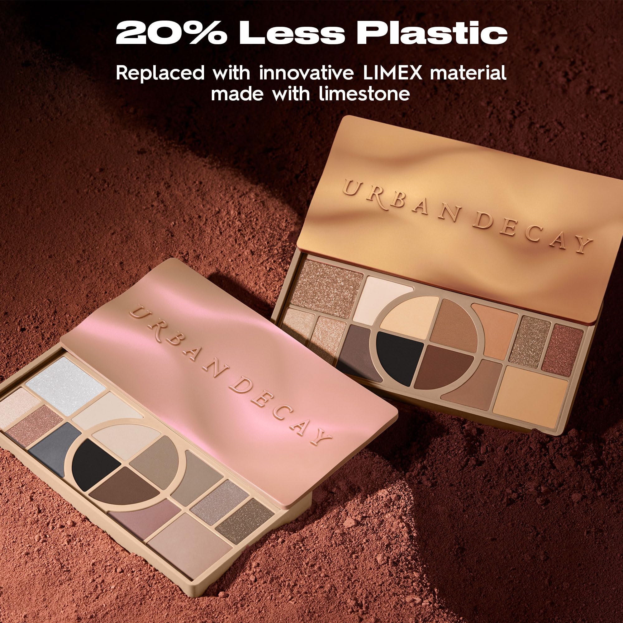 URBAN DECAY Naked Shaped Eyeshadow Palette - Multi-Use Neutral Eye & Face Palette, 14 Crease & Transfer-Resistant Shades, Up to 16HR Wear, Sculpting Creams, Defining Powders, Shimmer Highlighters