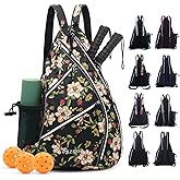 ZOEA Pickleball Bag - Adjustable Backpack with Water Bottle Holder for Men and Women