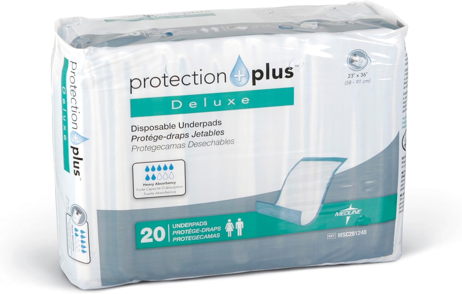 MSC281248 Medline Protection Plus Blue Disposable